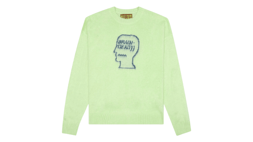 Brain Dead Logohead Crewneck Sweater