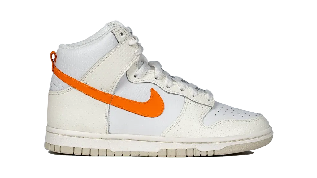 Nike Dunk High White Magma Orange